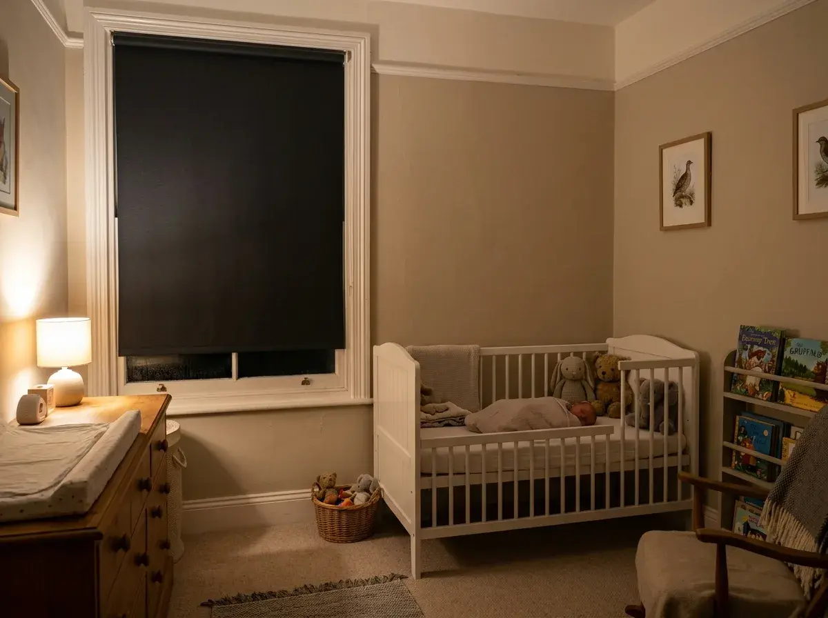 Made-to-measure blackout blinds fitted in Nuneaton