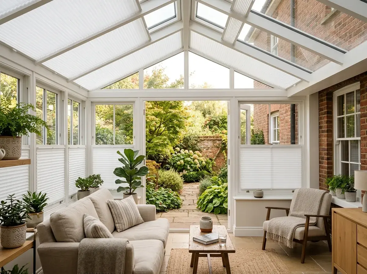 Made-to-measure conservatory blinds fitted in Nuneaton